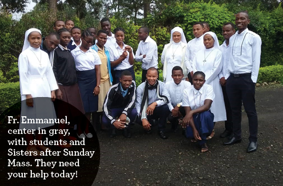 Your help is urgently needed to assist hungry students in Tanzania today.
