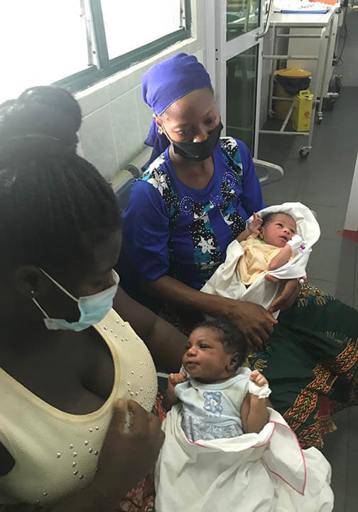 Shipped supplies and medicine have already made a huge impact at St Martin de Porres Hospital in Ghana