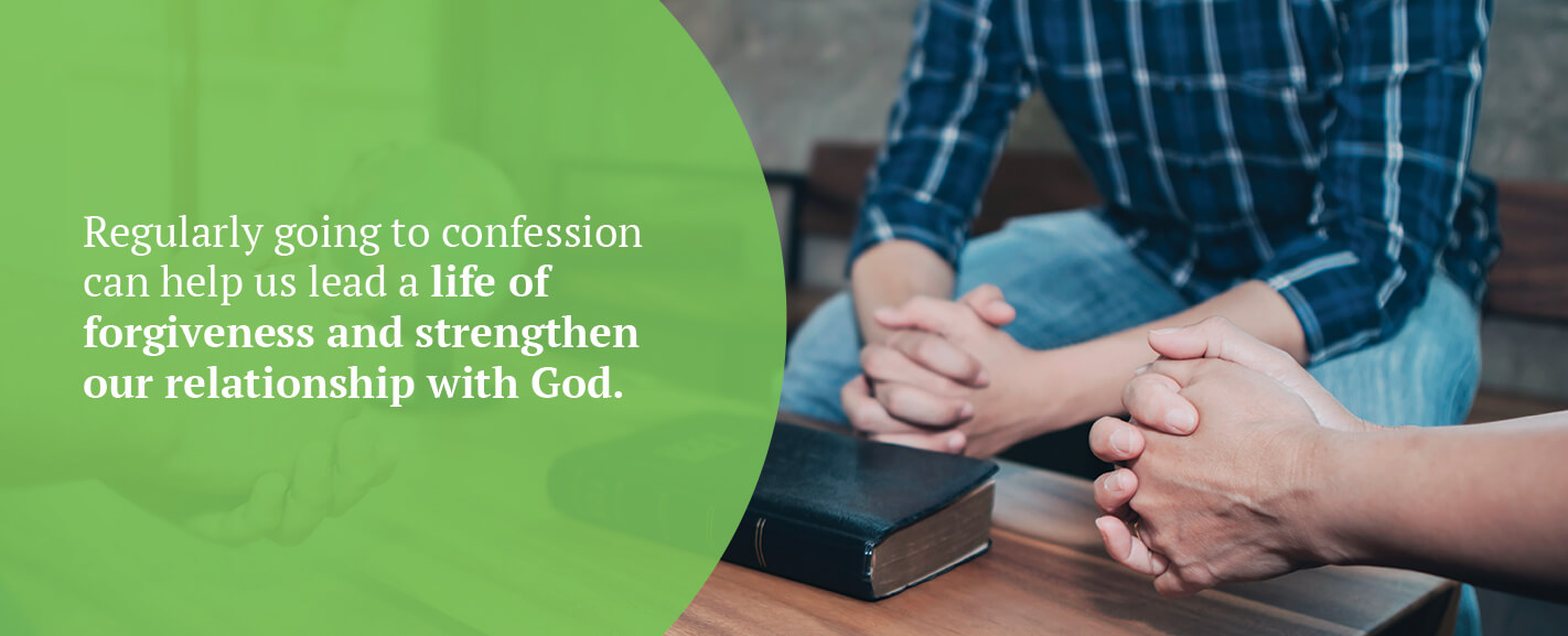 Regularly going to confession