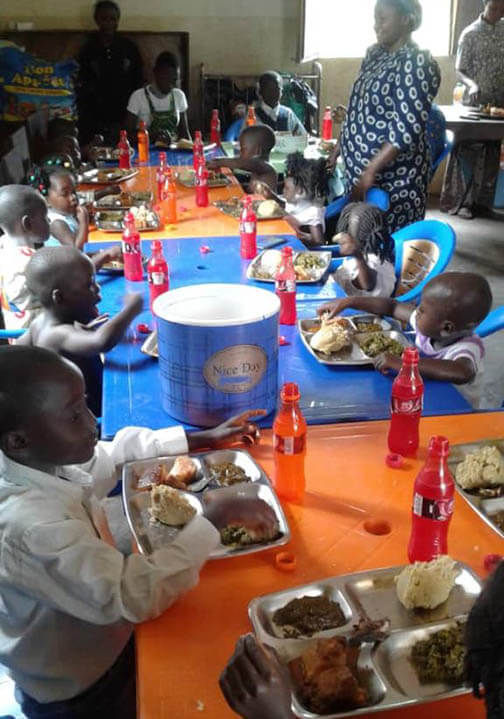 Your selfless generosity gave many young children the opportunity for nourishment