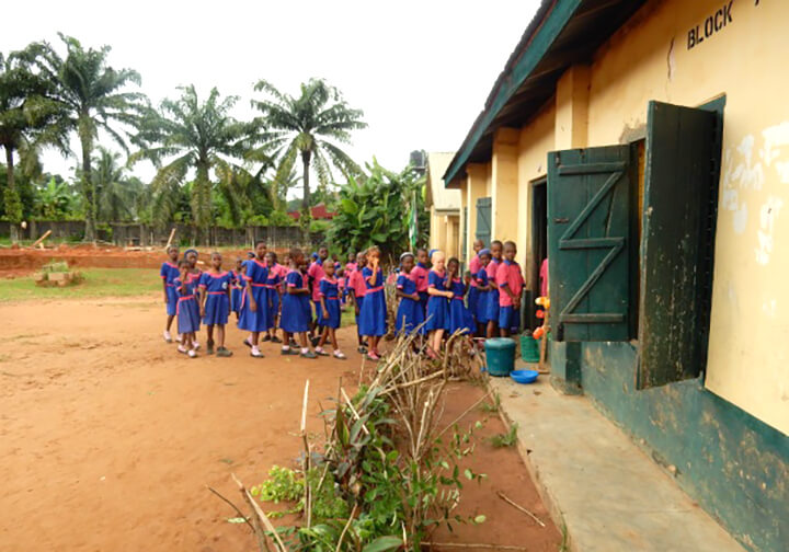 Nza Catholic primary school.
