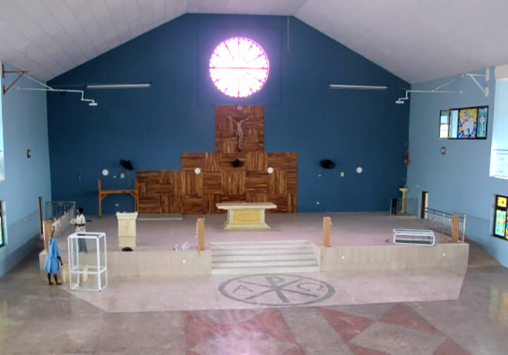 Enchi, Ghana church finished.