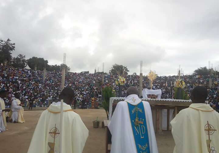 Takoradi Pilgrimage Procession to Grotto Marian Shrine.