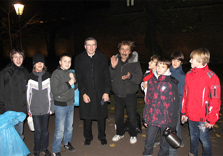 Homeless ministry in Poland made possible in part by Peter Freissle.